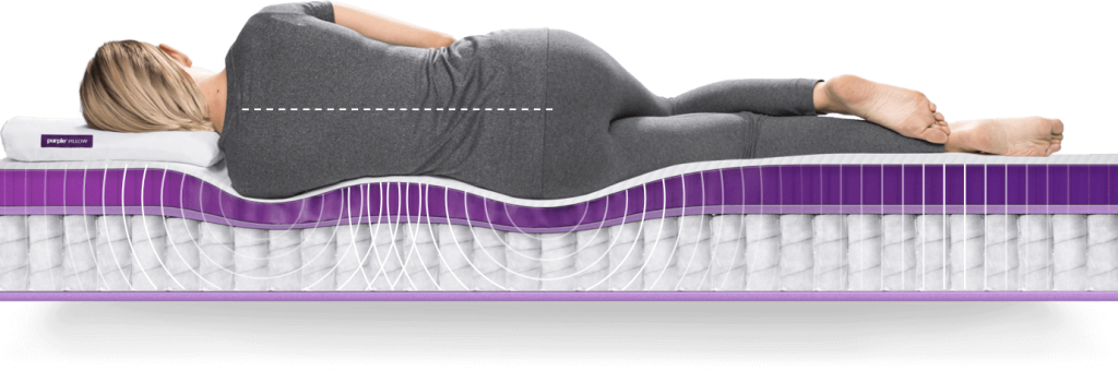 purple mattress spine alignment